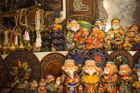 babaychik, Timur, kenangan, Kota Tua, ornamen, Tashkent, Uzbekistan, barang kayu