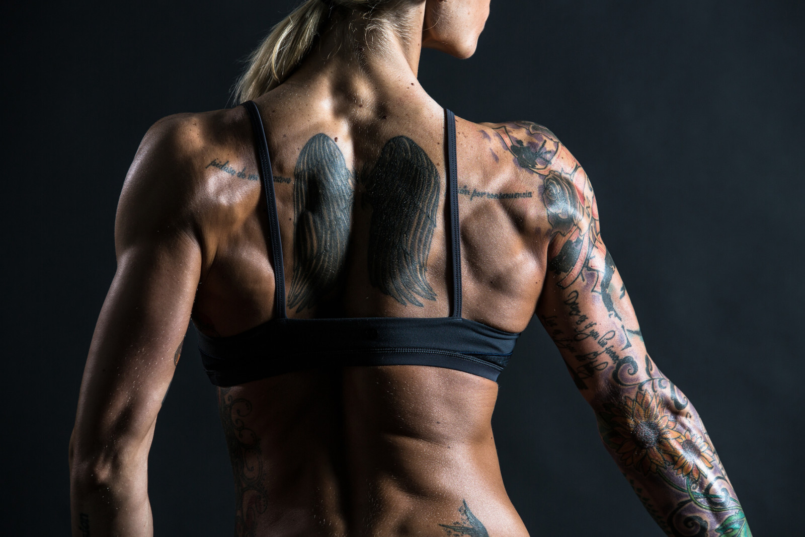 背部, 肌肉, 刺青, 体力活动