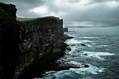 アイスランド, 岩, 海