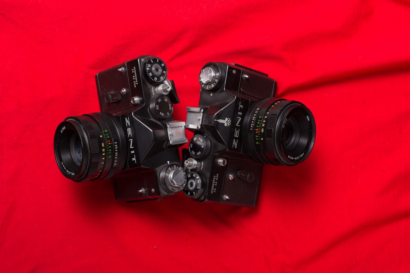背景, 巨集, 相机, 黑色Zenit TTL