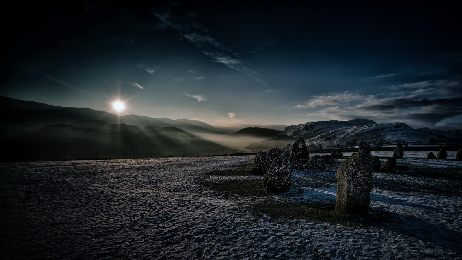 Inggris, Cumbria, Lingkaran Batu Castlerigg