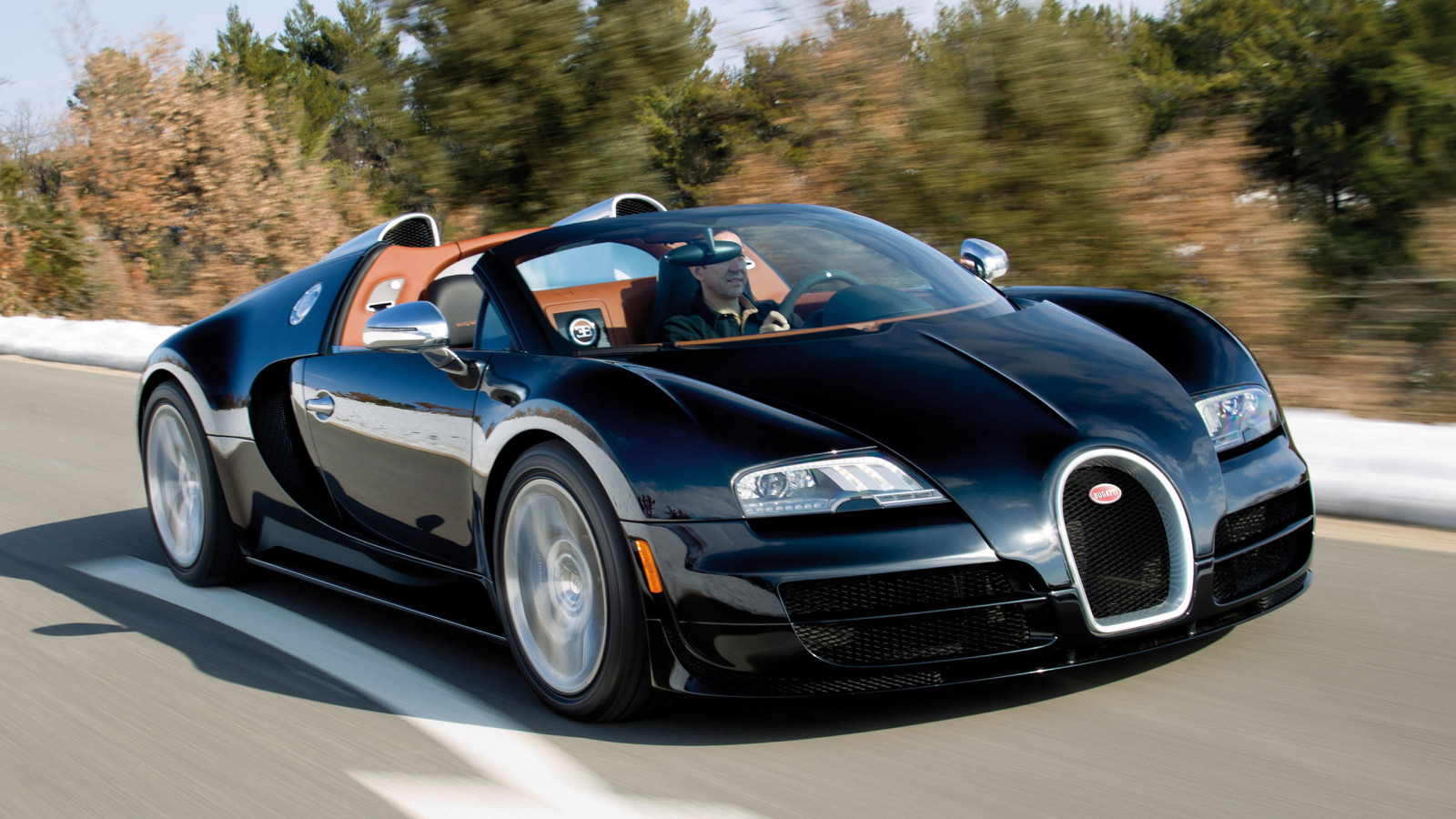 supercar, jalan, coupe, Bugatti
