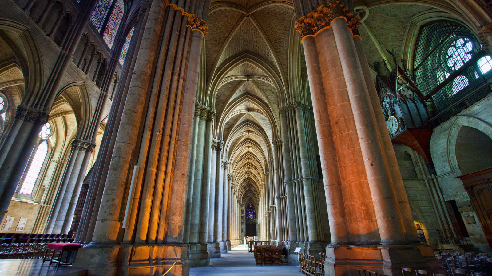 Perancis, kolom, Katedral, bagian tengah, Reims