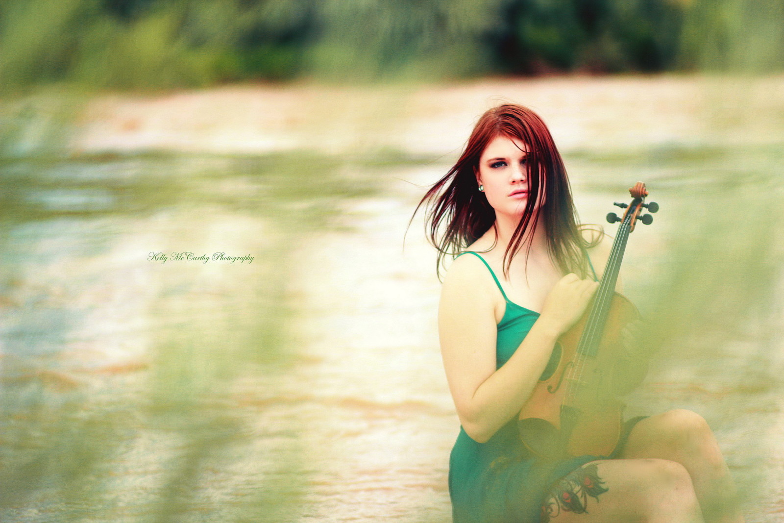 소녀, 음악, 바이올린