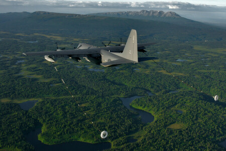 C-130, 비행, 록히드 마틴, 군 수송, 비행기