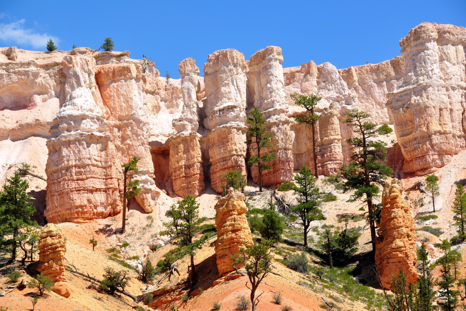 biru, langit, Utah, Amerika Serikat, batu, matahari, ngarai, Bryce Canyon