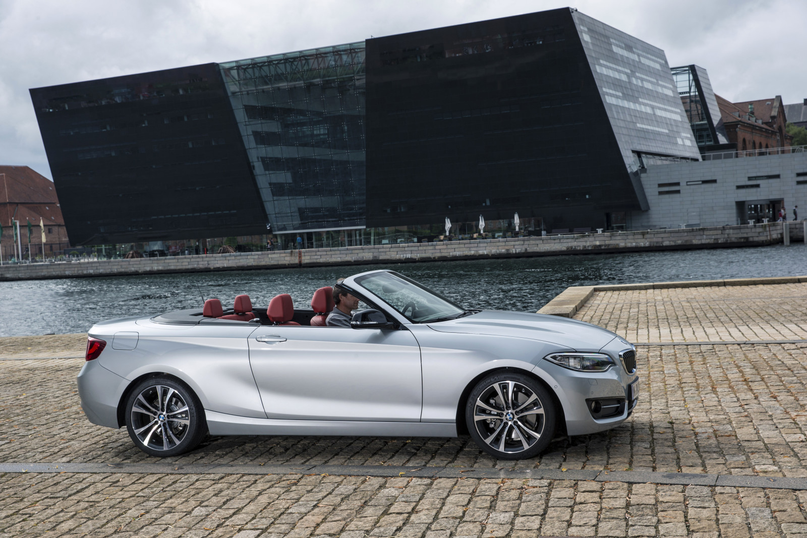 รถยนต์, BMW, ภาพถ่าย, ด้าน, เงิน, แปลงสภาพ, 2015, F23