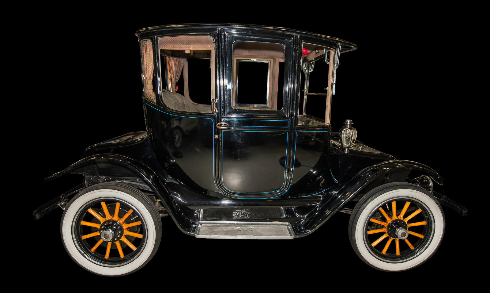 1917, mobil, retro, Detroit Electric