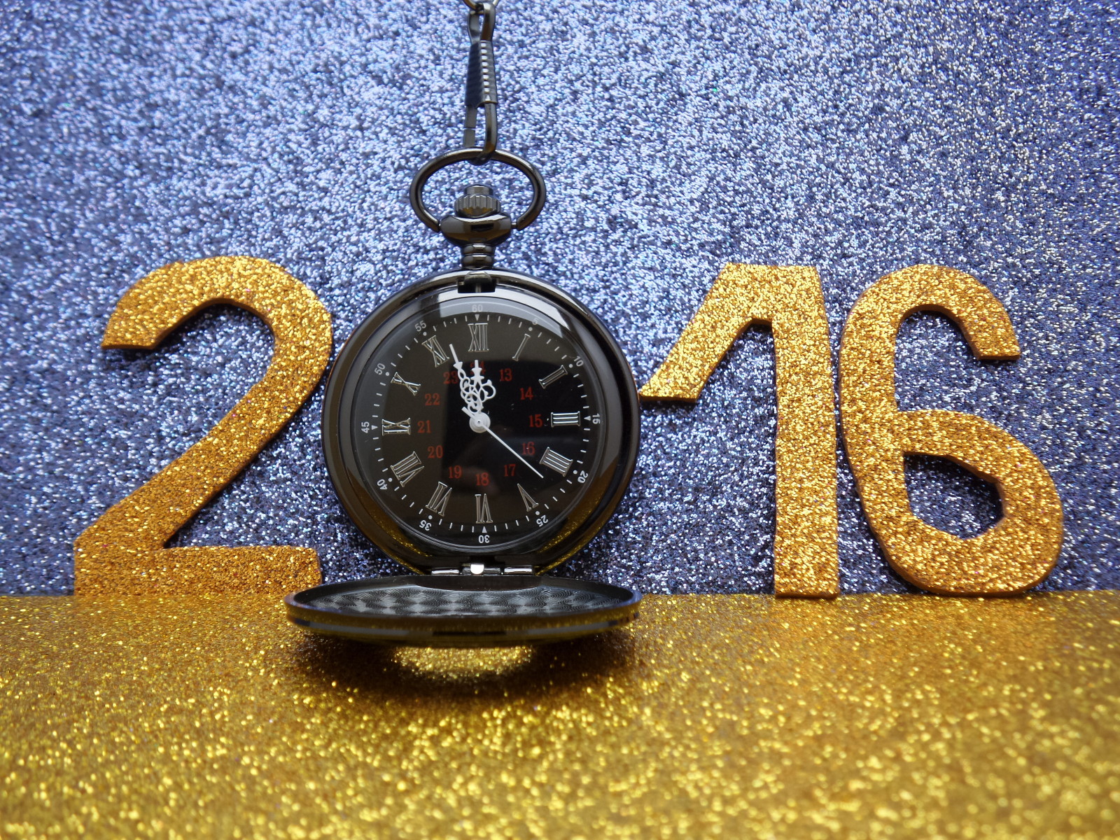 ปีใหม่, มีความสุข, ดู, ทอง, ตัวเลข, 2016, แวว