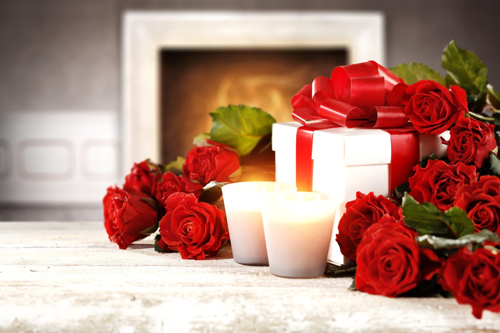 赤, 愛, ロマンチック, 贈り物, バラ, 赤いバラ, フラワーズ, 心臓