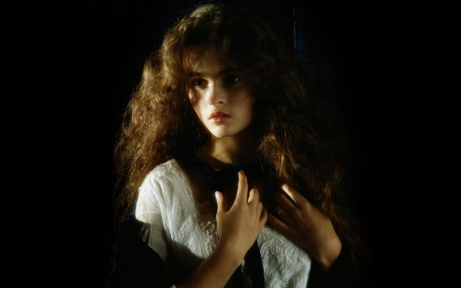 Latar Belakang, wajah, gadis, rambut, aktris, Helena Bonham Carter, 1985