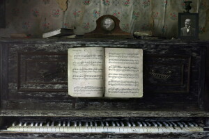 音楽, ノート, ピアノ