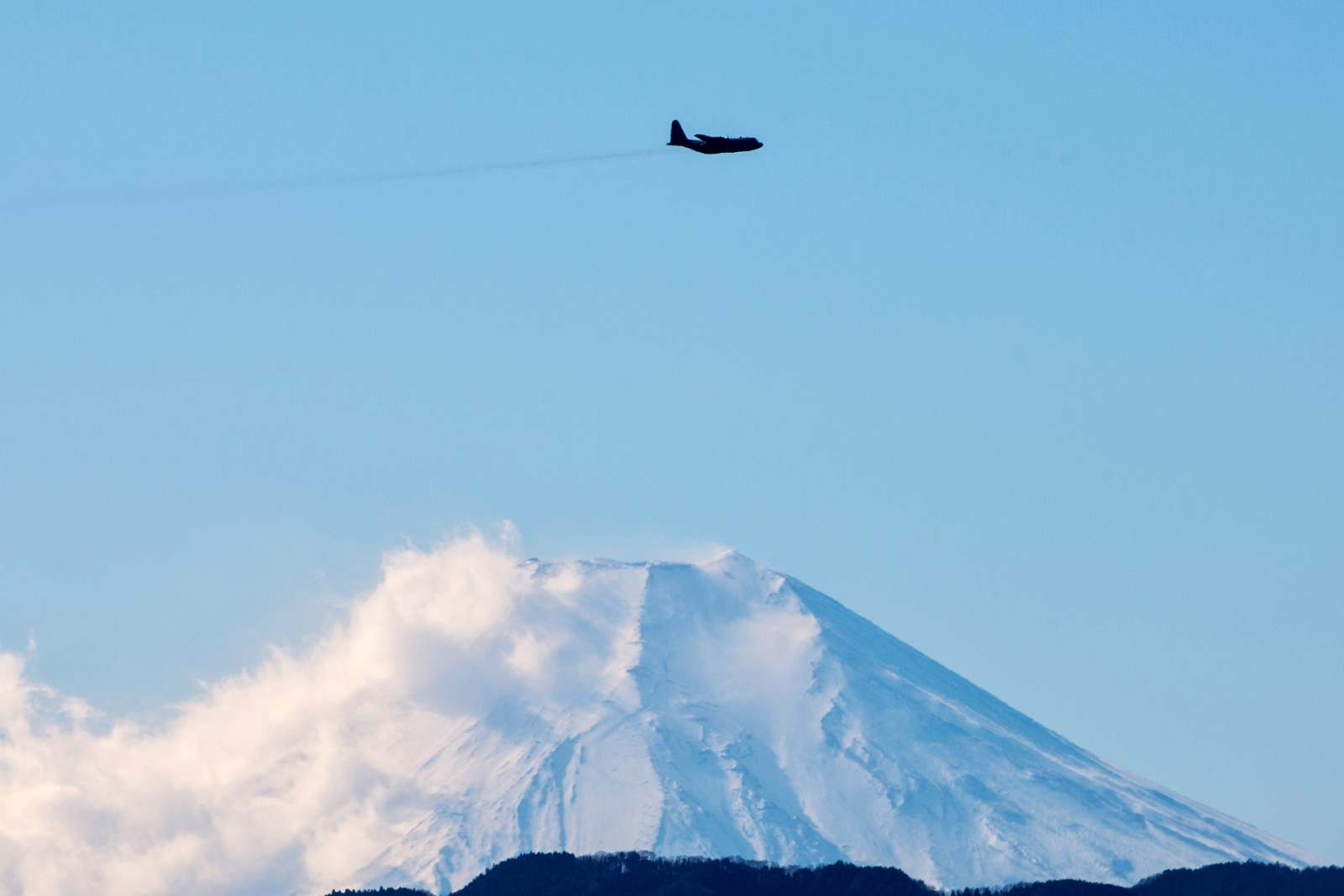 하늘, 일본, 비행기, 도쿄도, 와, C-130 허큘리스