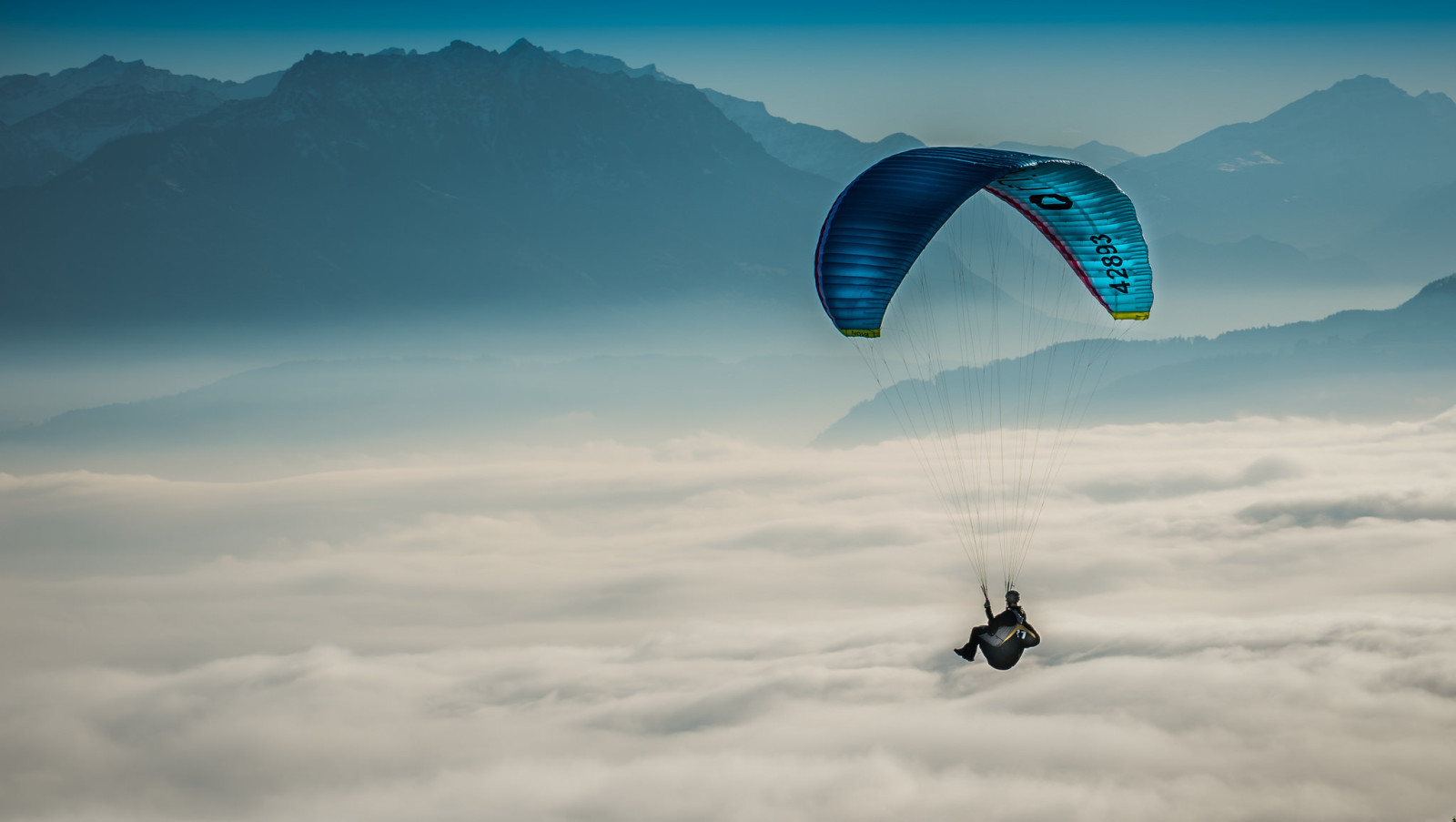ท้องฟ้า, กีฬา, paraglider