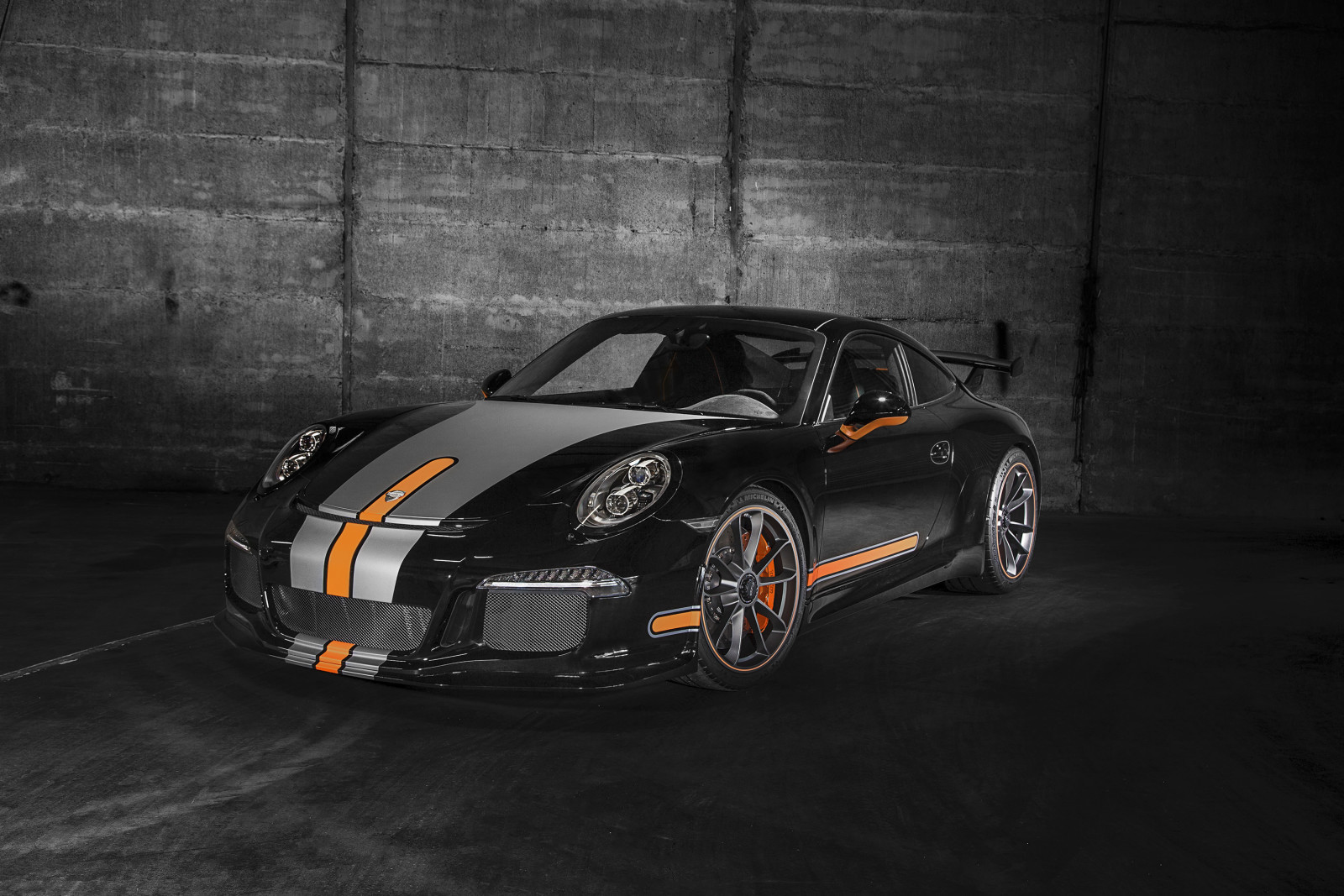 สีดำ, รถกูบ, GT3, ปอร์เช่, 911, 2014, TechArt