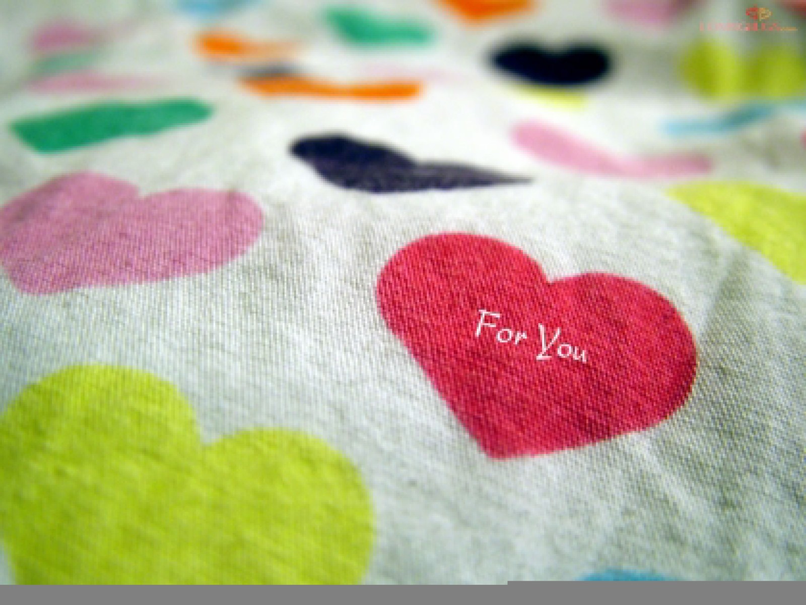 愛, 心, 毛布, 色付き
