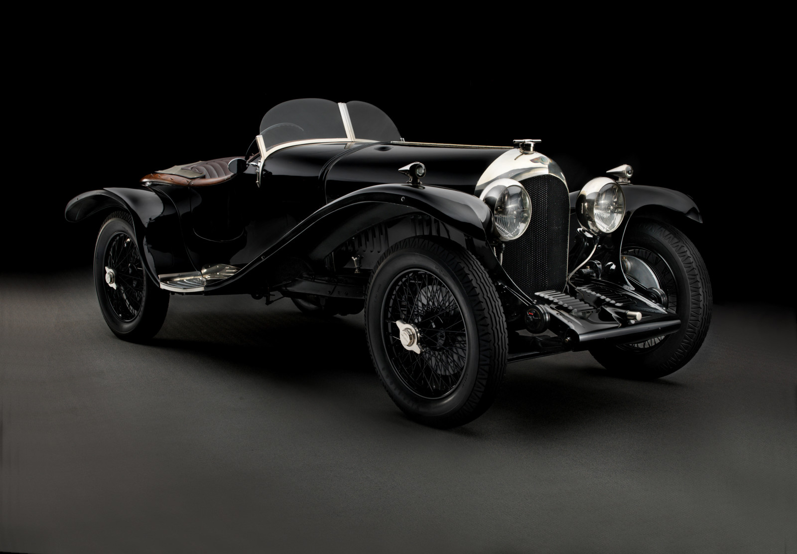latar belakang hitam, Bentley, 1925, Brooklands