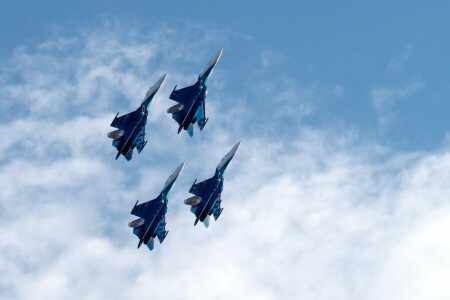 航空ショー, ファイターズ, ロシアの騎士, Su-27, 空