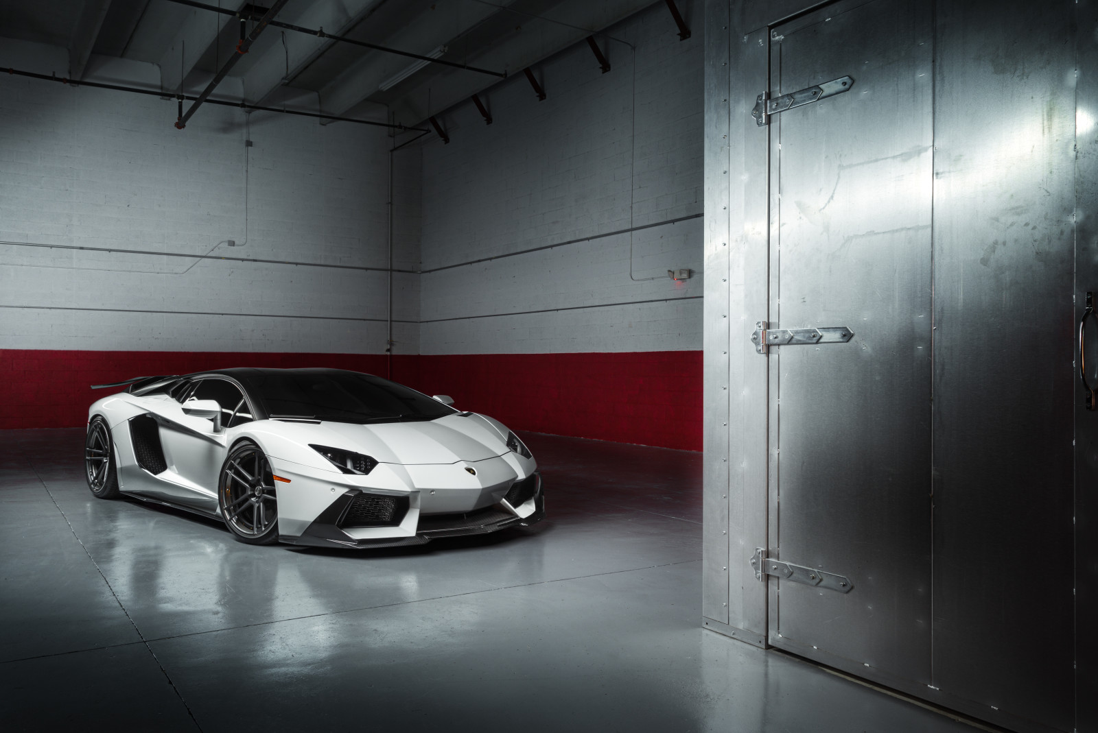 Lamborghini, siêu xe, Aventador, trắng, bánh xe, LP700-4, Adv.1, PML 1