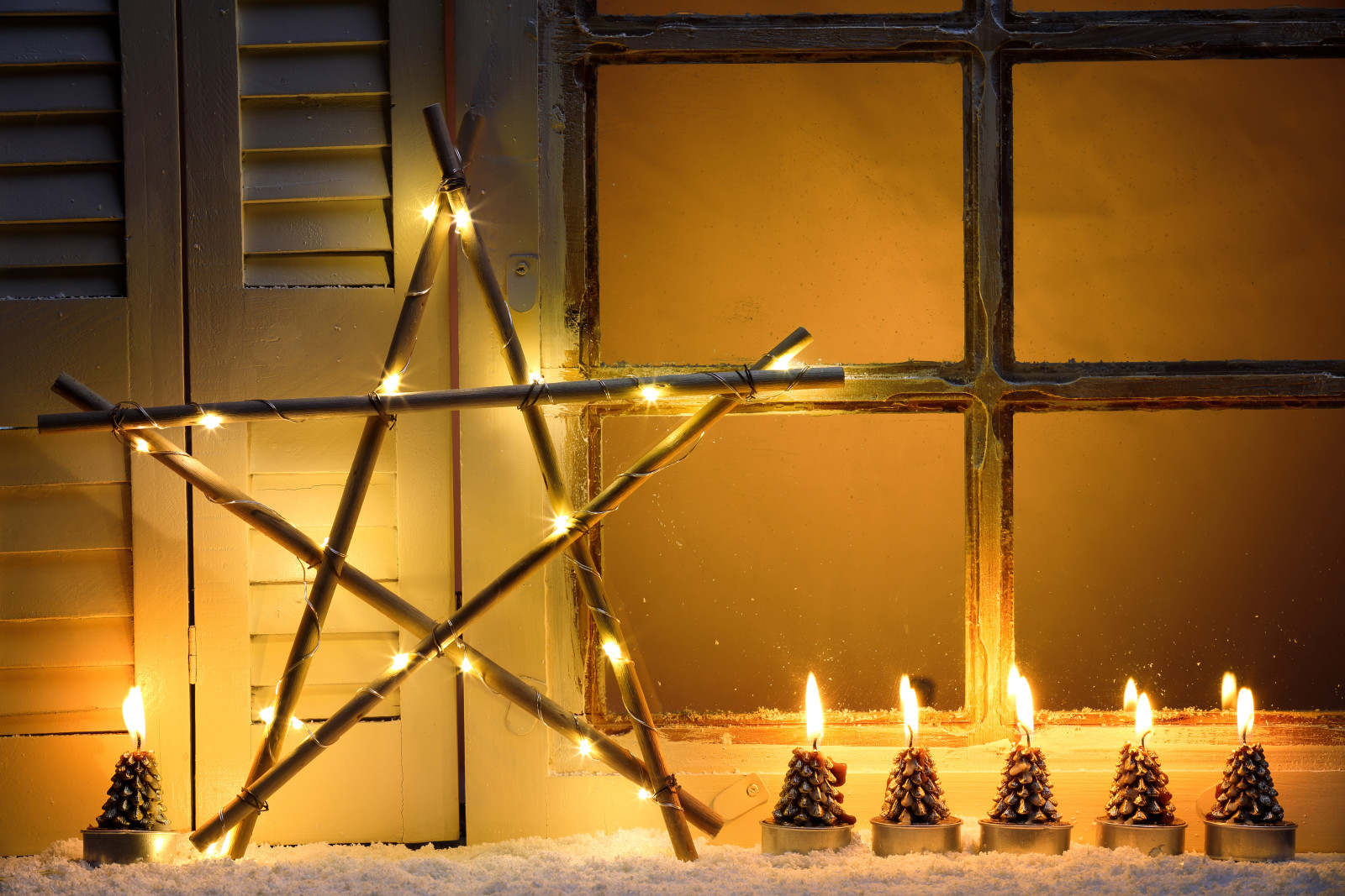salju, Tahun baru, hari Natal, dekorasi, Gembira, cahaya, musim dingin, Xmas