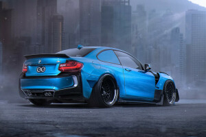 青い, BMW, 体, キジル・サレム, 車, 未来, キット, スポーツ