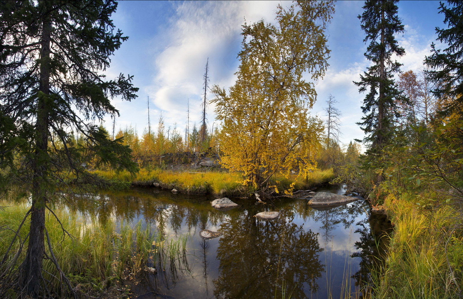 musim gugur, Kutub Utara, Monchegorsk
