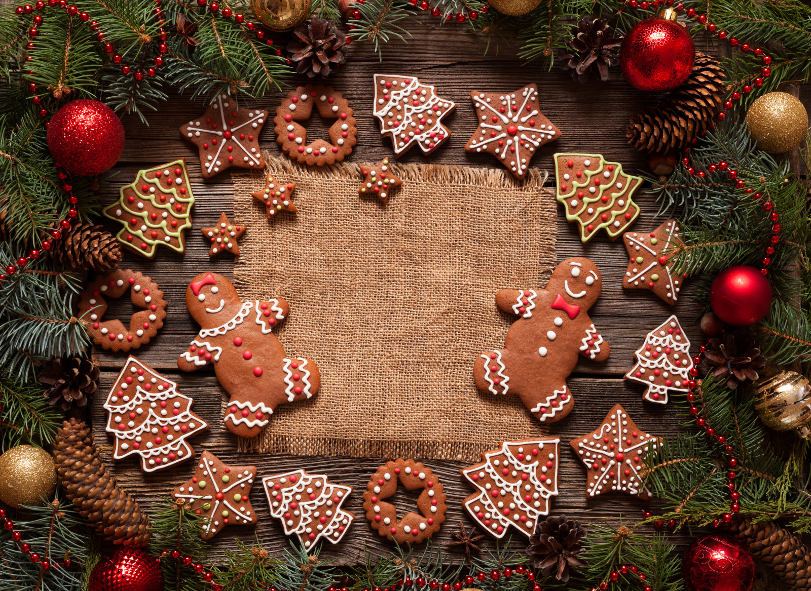 새해, 크리스마스, 음식, 쿠키, 케이크, 휴가