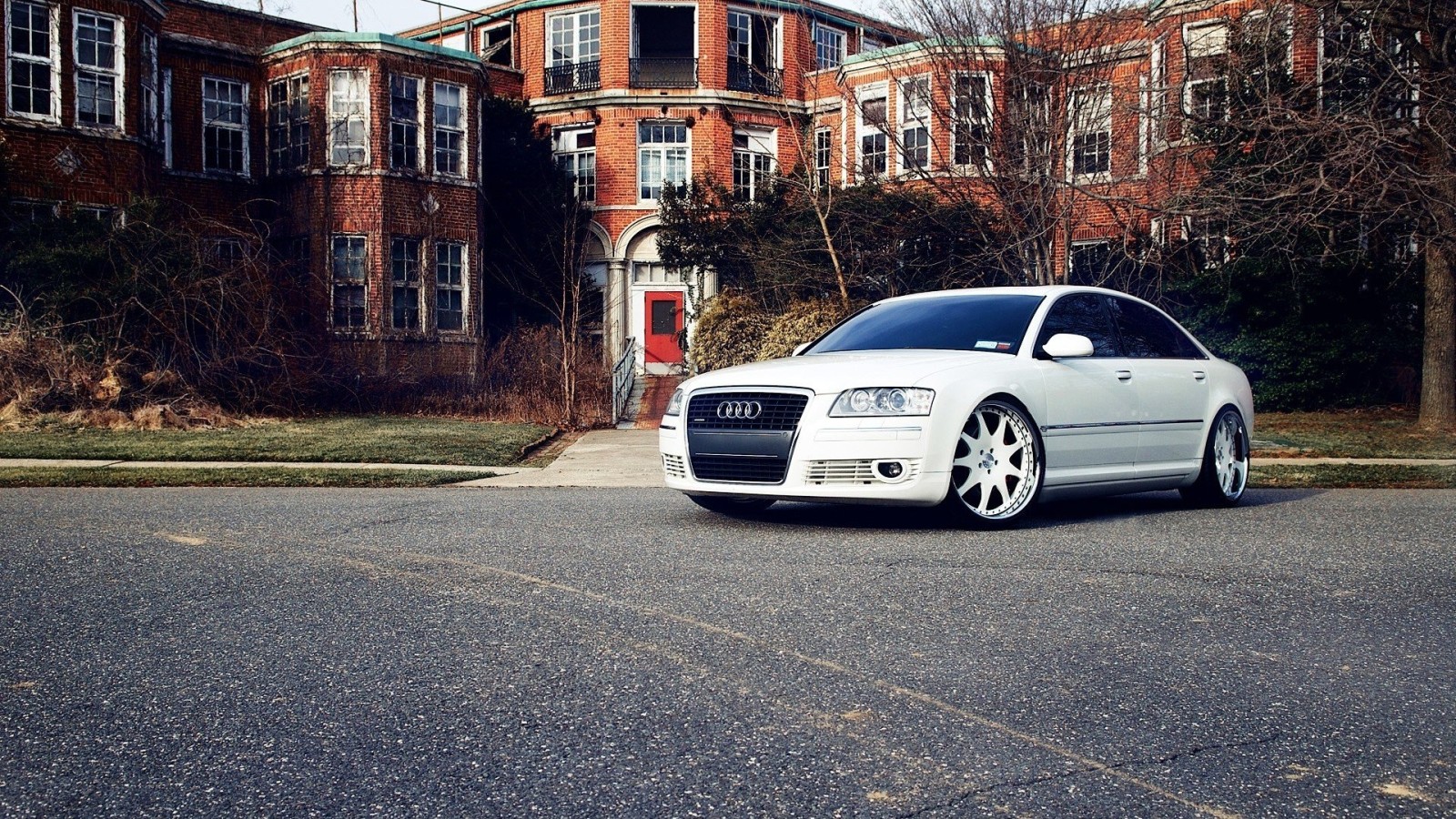 mobil, putih, Audi