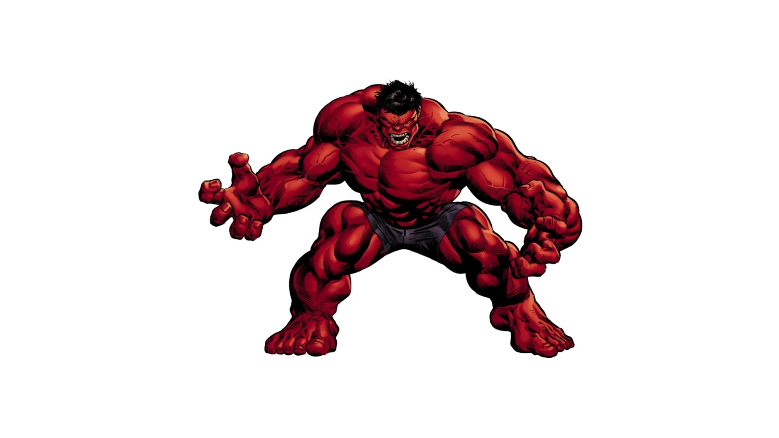 tư thế, quyền lực, Hulk đỏ