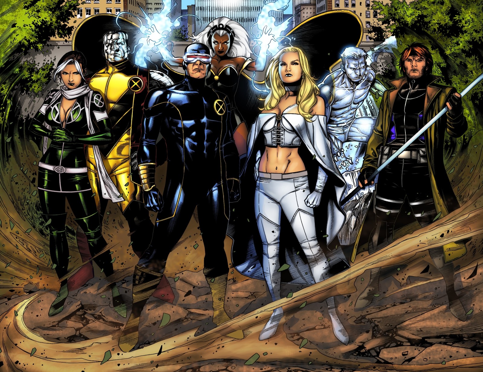 พายุ, โกง, ไซคลอปส์, X-Men, ยักษ์ใหญ่, กลเม็ด, Emma Frost, Iceman
