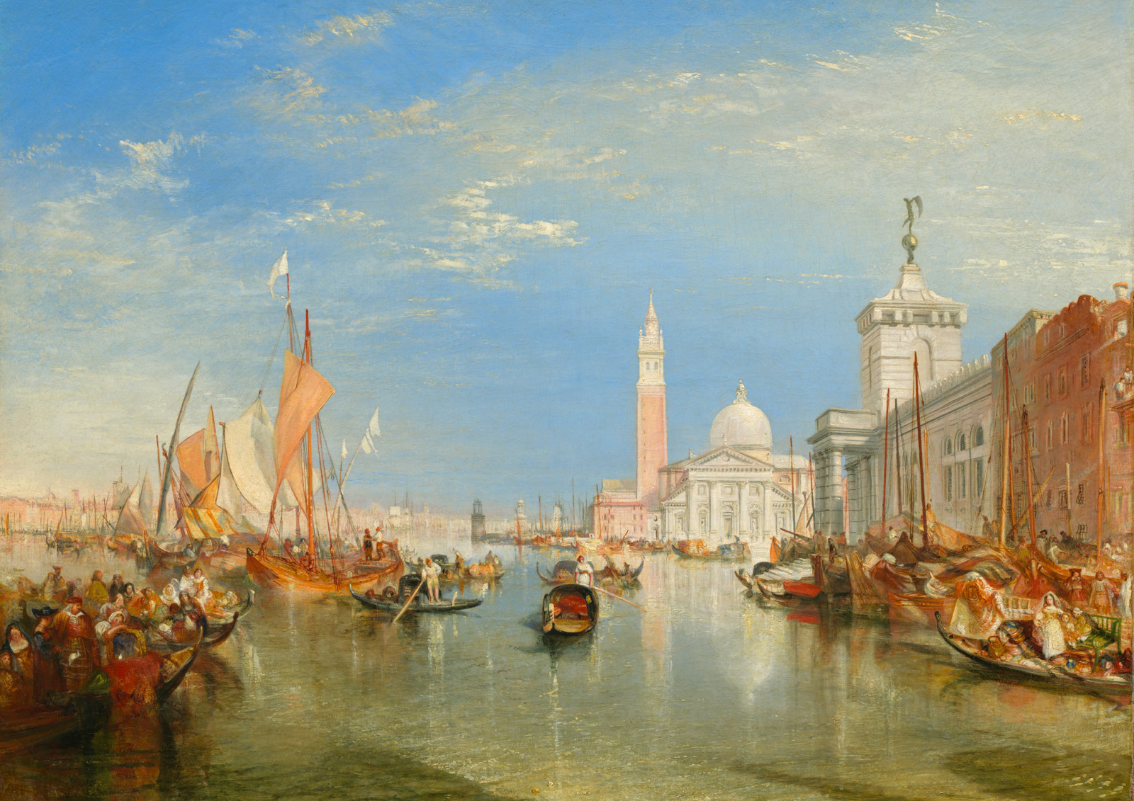 laut, gambar, rumah, kapal, Venesia, Lansekap Kota, William Turner