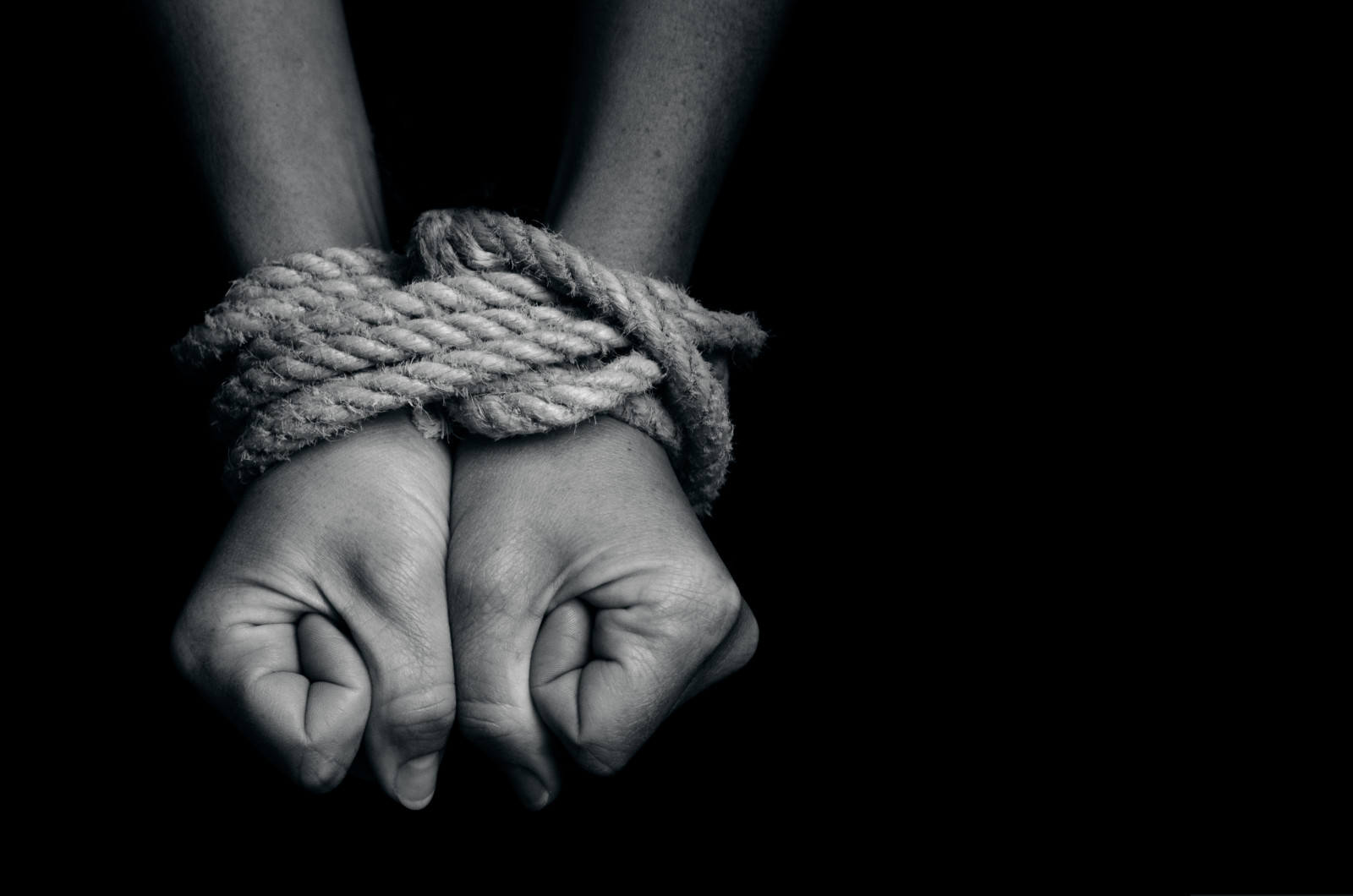 tangan, tali, perbudakan