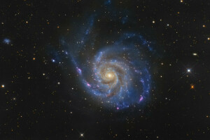 銀河, 星座で, M101, スピナー, 北斗七星