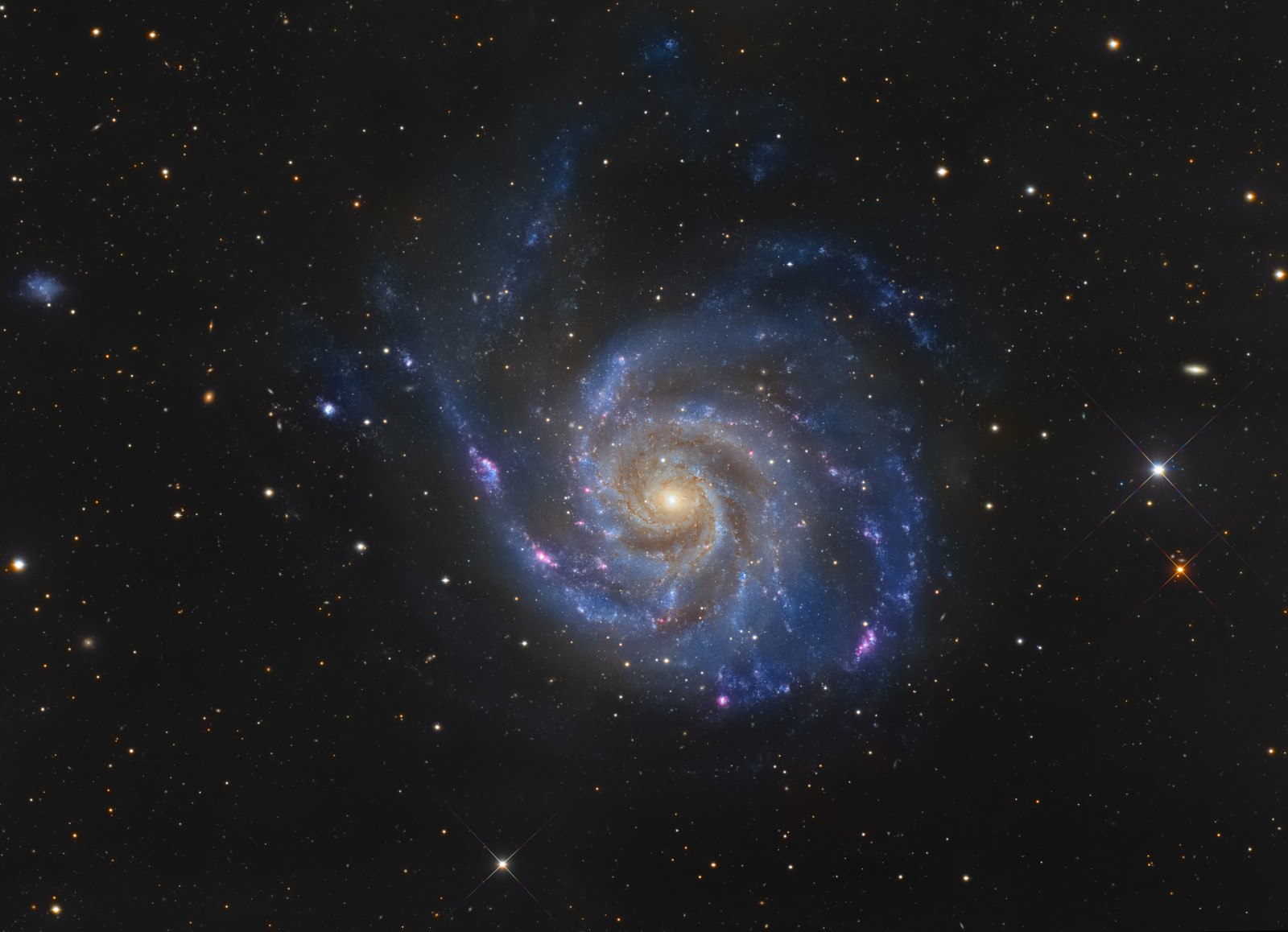 กาแล็กซี, ตัวหมุน, ในกลุ่มดาว, กระบวยใหญ่, M101