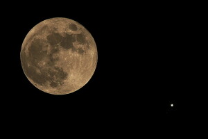 満月, 木星, スペース