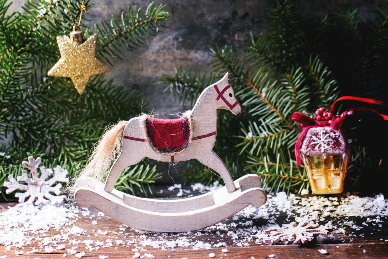 Năm mới, Giáng sinh, trang trí, Chúc mừng, con ngựa, Giáng sinh, đồ chơi, cây bách tung