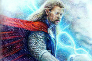 nghệ thuật, Chris Hemsworth, Chúa Trời, Thần sấm, Thor: Thế giới đen tối