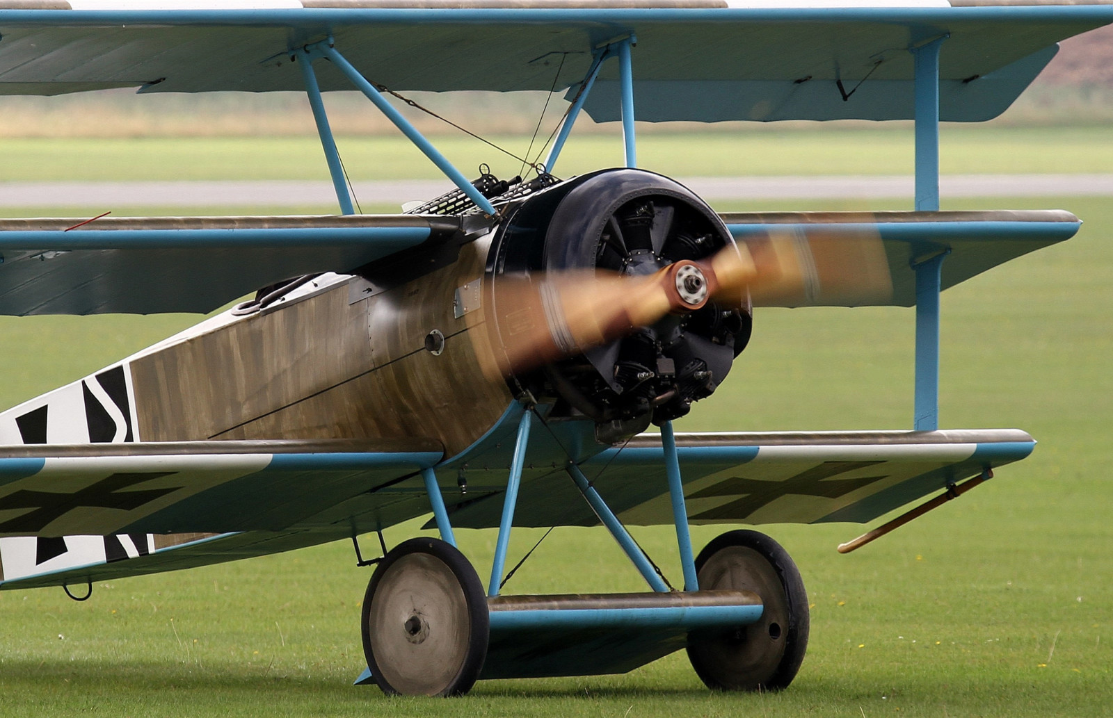 Fokker Dr. I, 트라이 플레인, 전쟁, 독일, 날개, 전투기, 먼저, 세계