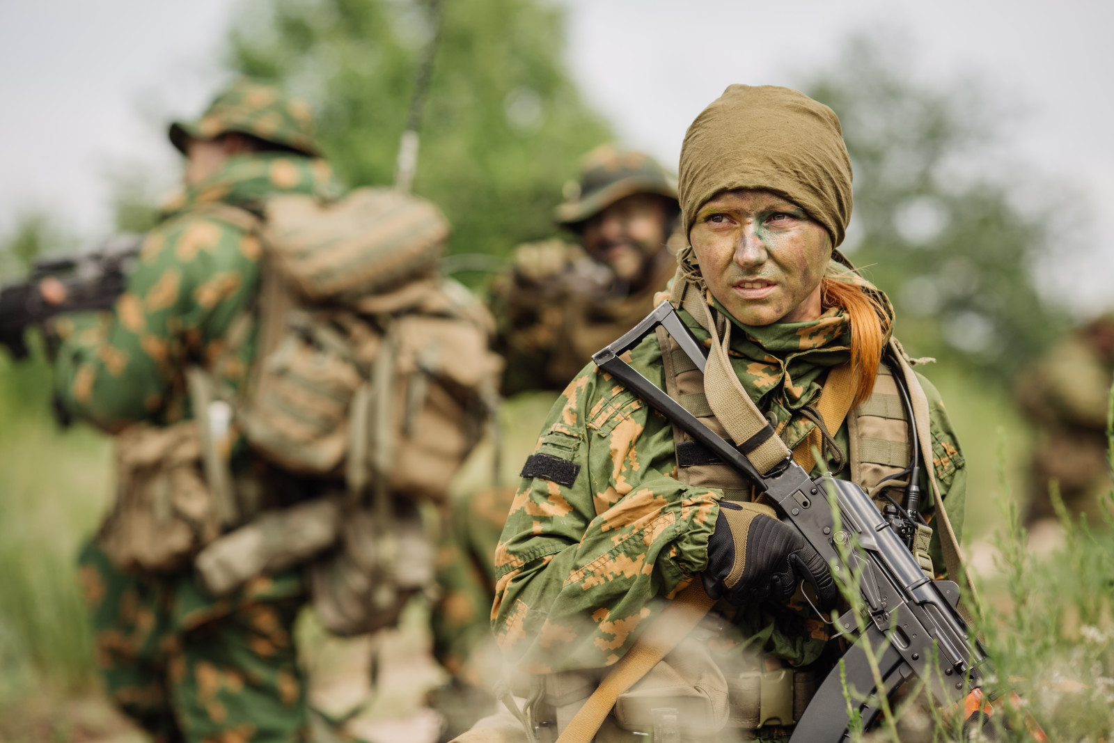 训练, 女人, 特种部队, 精英集团, Ak74