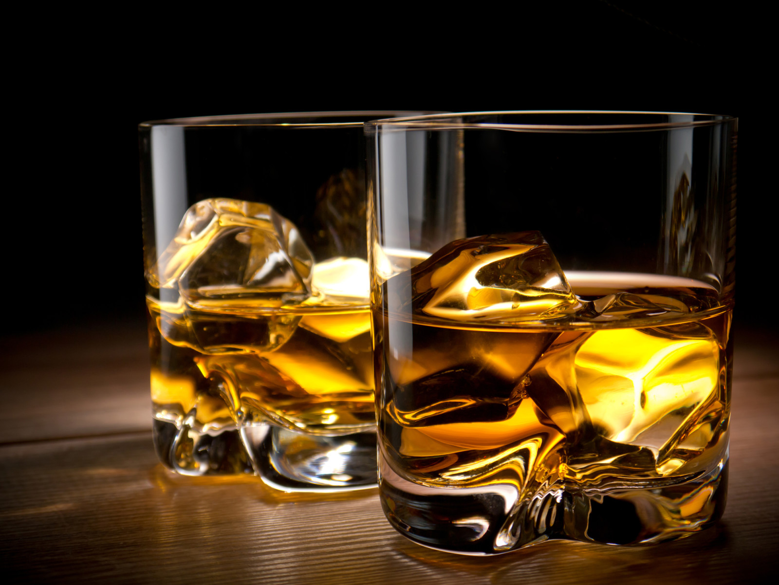 氷, ガラス, ウィスキー, アルコール