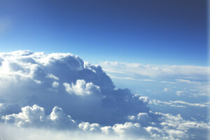 雲, 地平線, 空