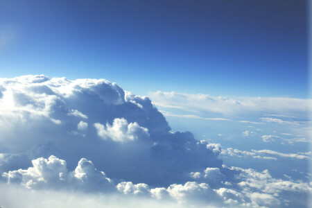雲, 地平線, 空