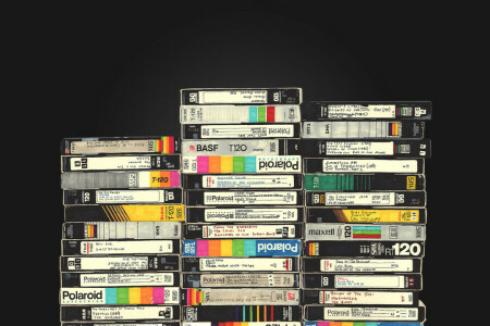 잡지, 레트로, 스타일, VHS