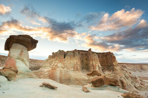 砂漠, 自然, 岩, 石
