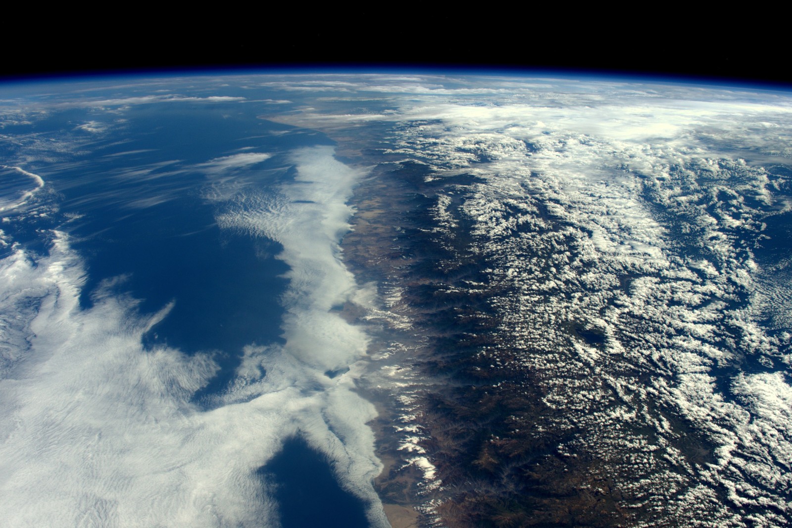 山脉, 空间, 行星, 地球, 表面, 安第斯山脉