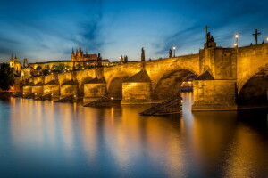 Jembatan Charles, Republik Ceko, Praha, Vltava