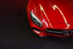 AMG, 面前, GT S, 梅赛德斯·奔驰, 红色, 超级跑车, 瑞士