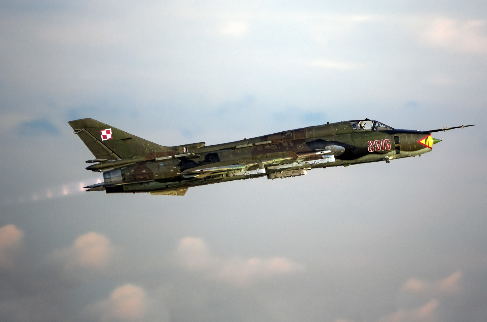 ท้องฟ้า, เที่ยวบิน, นักมวย, เครื่องบินทิ้งระเบิด, Su-22