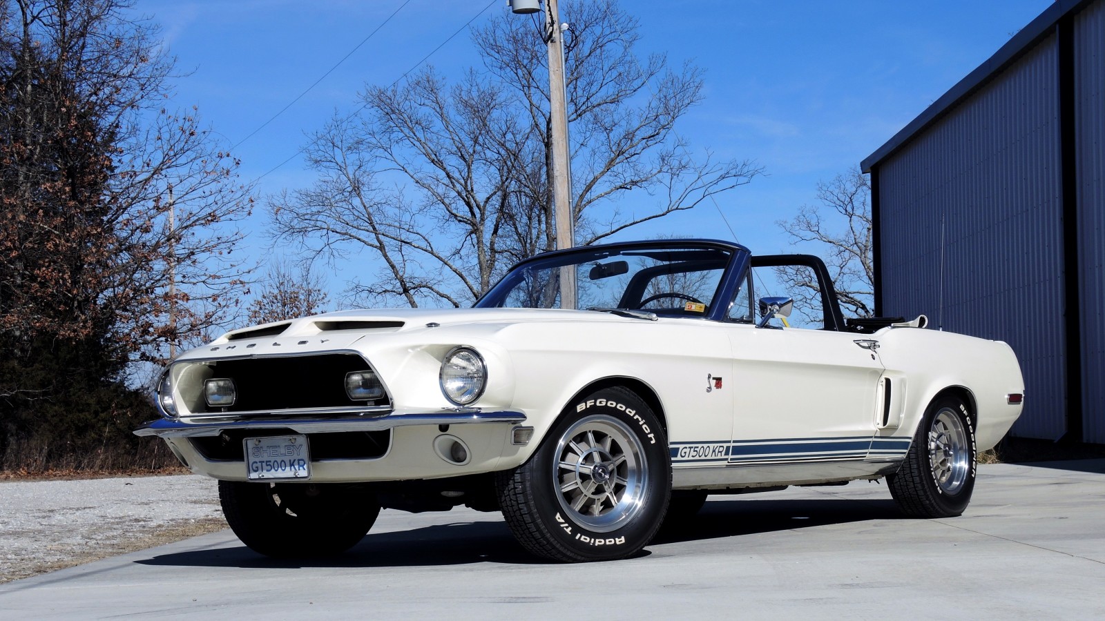 Mustang, Mengarungi, mobil atap terbuka, 1968, Shelby, GT500, Konversi KR