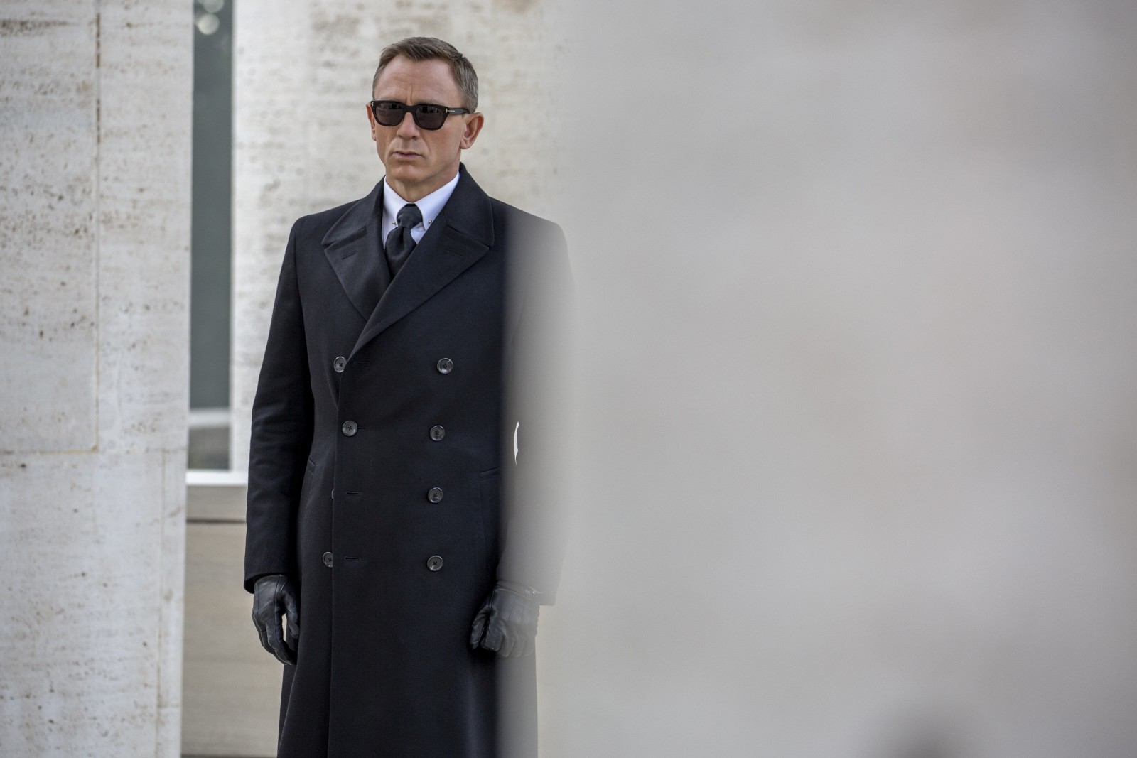 bingkai, kacamata, sarung tangan, mantel, agen, ikatan james, Daniel Craig, 007
